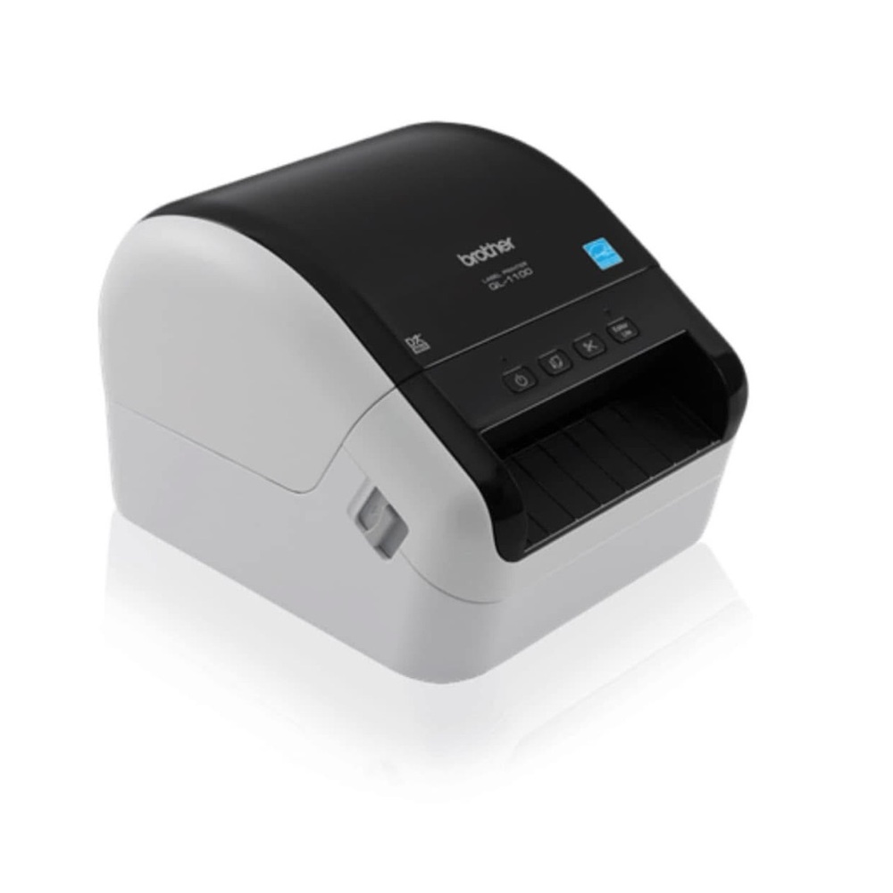 Brother QL-1100 Label Printer in Blue and Brown